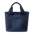 thumbnail image 1 of Wovilon Fashion Canvas Bag Tote Bag Storage Bag Multi-Pocket Handbag Handle Bag Large Capacity Multi-Pocket Handbag, 1 of 8