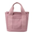 thumbnail image 1 of Wovilon Fashion Canvas Bag Tote Bag Storage Bag Multi-Pocket Handbag Handle Bag Large Capacity Multi-Pocket Handbag, 1 of 8