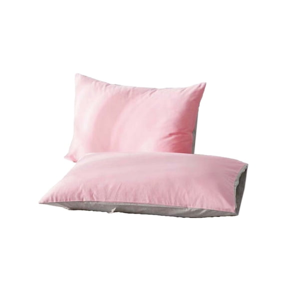 Wovilon Fiber Pillow Core Isolation Pillow Yellow Cover Hotel Protective Cover Breathable Oil-proof-friendly Household Pillowcase