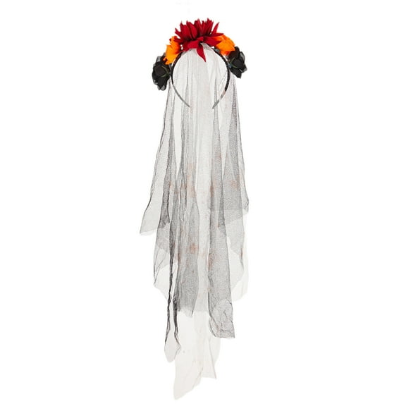 Wovilon Flame Dance Mask Hair Accessories New Arrivals Halloween Rose Accessories