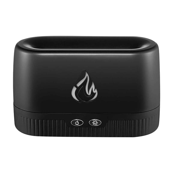 Wovilon Flame Diffuser Peppermint Essential Oil Aromatherapy Diffuser With Waterless Auto-Off Protection For Spa Home Yoga Office