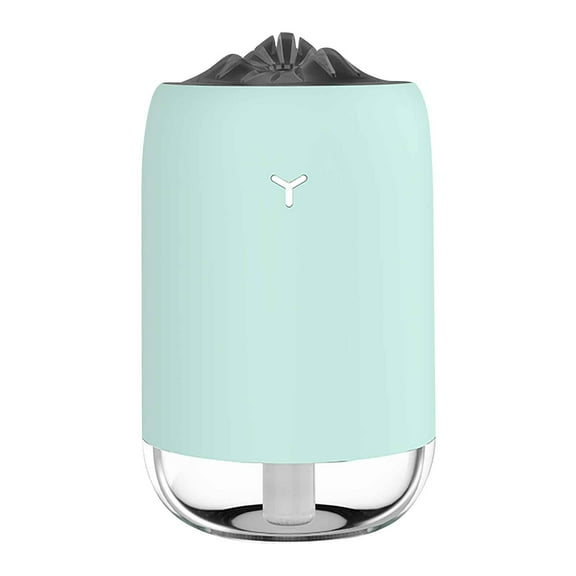 Wovilon Flame Humidifier Usb Car Aromatherapy Sprayer Night Light Hydration Mini Portable Air Humidifier