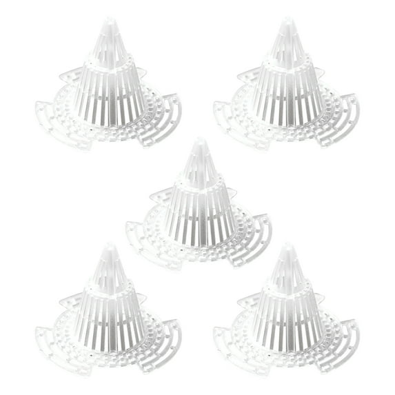 Wovilon Flowerpot Bottom Hole Mesh Pad Plastic Orchid Cover Succulents Potted Plant Leak-Proof Mesh Pad Bottom Mesh Breathable Leaking Home Tool Kit Tools & Home Improvement