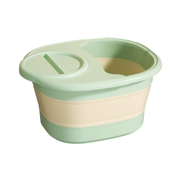 Wovilon Foldable Foot Bath Bucket With Handle And Lid, Portable Foot Bath Spa Bucket With Massage Acupoints, Portable Foot Bath Bucket, Foldable Spa Bucket For Foot