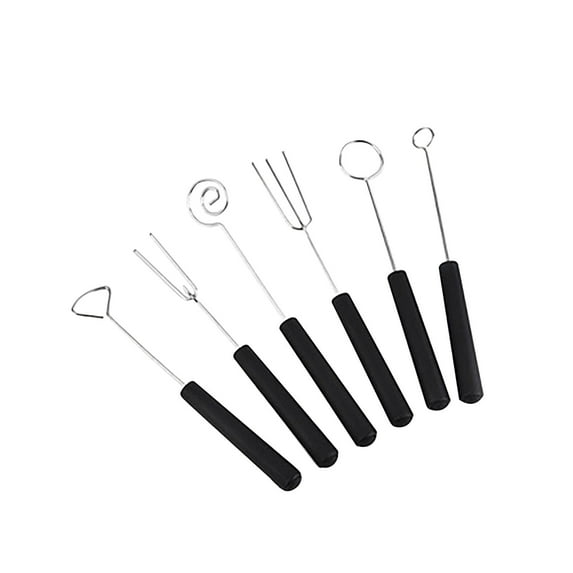 Wovilon Forks 6Pcs Chocolate Dipping Fork Set Baking Products Barbecue Fork