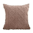 thumbnail image 1 of Wovilon Furry Pillow Set Shu Cotton Velvet Living Room Sofa Cushion Office Backrest Lumbar Pillow Cushion, 1 of 6