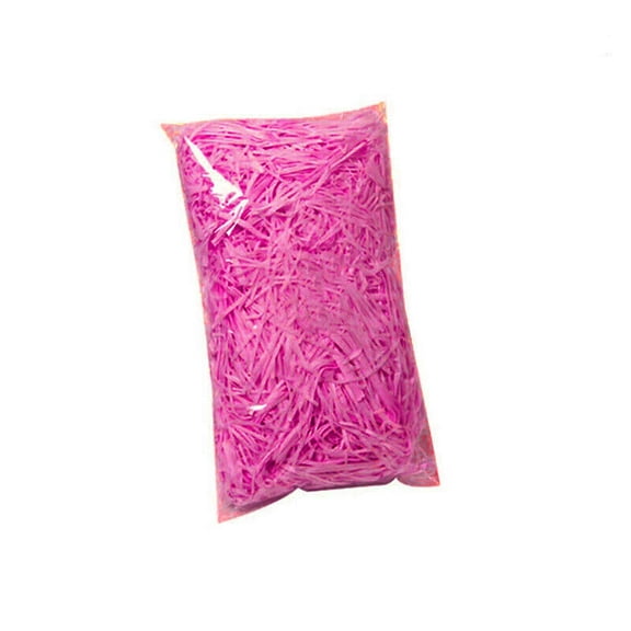 Wovilon Gift Wrap Packing Filling (Pink), Crinkle Colored Scraps of Paper for Gift Box, Recyclable Craft Shred Confetti Raffia Paper Filler for Easter Basket, Party Supplies, 100g 3.53 oz