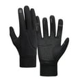 thumbnail image 1 of Wovilon Gloves Sports Autumn and Winter Non-slip Men and Women Plus Velvet Warm Ski Riding Windproof Gloves Winter Outdoor Sport Zipper Gloves, 1 of 5