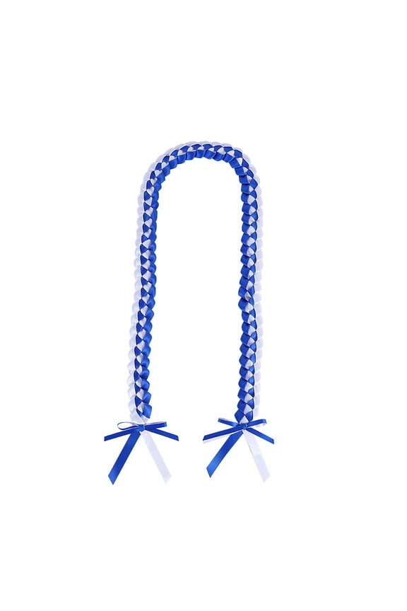 Graduation Ribbon Leis Braid Color Congrats Graduates Leis Necklace For Graduation Party