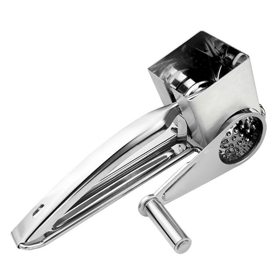 Wovilon Stainless Steel Cheese Grater Manual Walnut Nut Grinder