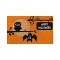 thumbnail image 1 of Wovilon Halloween Area Rug Doormat, Black Castle Front Door Mat Non Slip Rubber Backing, Happy Halloween Orange Indoor Outdoor Entrance Mats, Halloween Home Decor Outdoor Rug, 16 X 24 Inches, 1 of 8