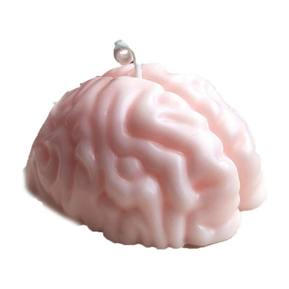 Wovilon Halloween Brain Aromatherapy Candles Soy Wax Decorations Holiday Gifts And Ornaments 2.75x2.75x2.75in