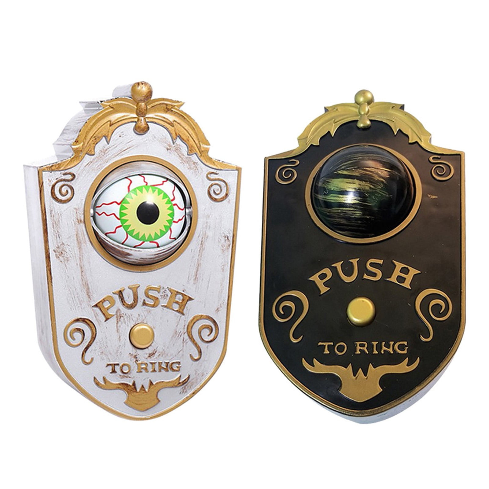 Wovilon Halloween Decoration 2Pc Halloween OneEyed Doorbell Decoration