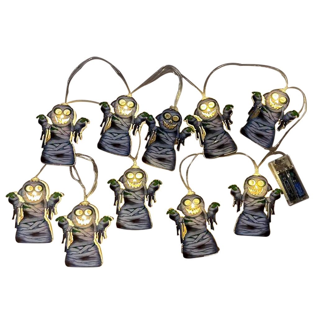 Wovilon Halloween Decoration Halloween 10 Led Lighting Props Witch ...