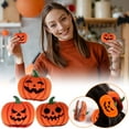 thumbnail image 1 of Wovilon Halloween Decorations, Halloween Hair Clip Acrylic Pumpkin Hair Claw Ponytail Women Holiday Party Gifts Hair Accessories Dress Up, 1 of 6