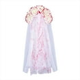 thumbnail image 1 of Wovilon Halloween Ghost Bride Flower Headband Retro Rose Gothic Fascinator, 1 of 8