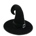 thumbnail image 1 of Wovilon Halloween Hat Witch Witch Hook Hat Party Gold Velvet Hat Three Layer Breathable, 1 of 6