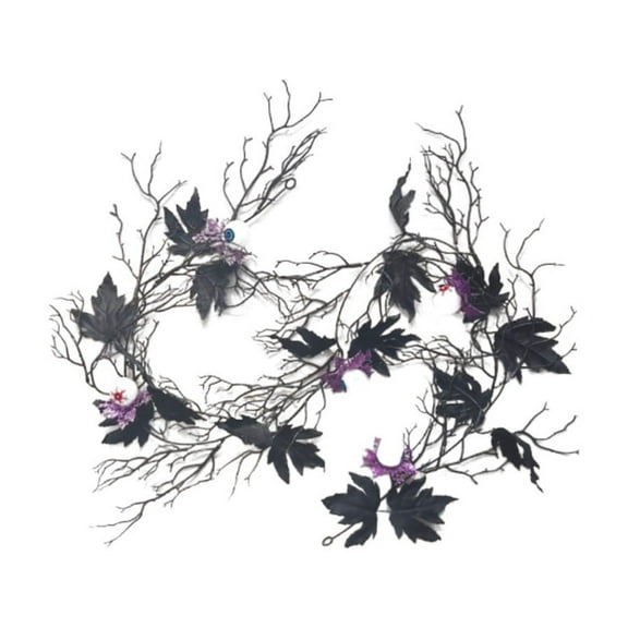 Wovilon Halloween Purple Flower Eyeball Simulation Rattan
