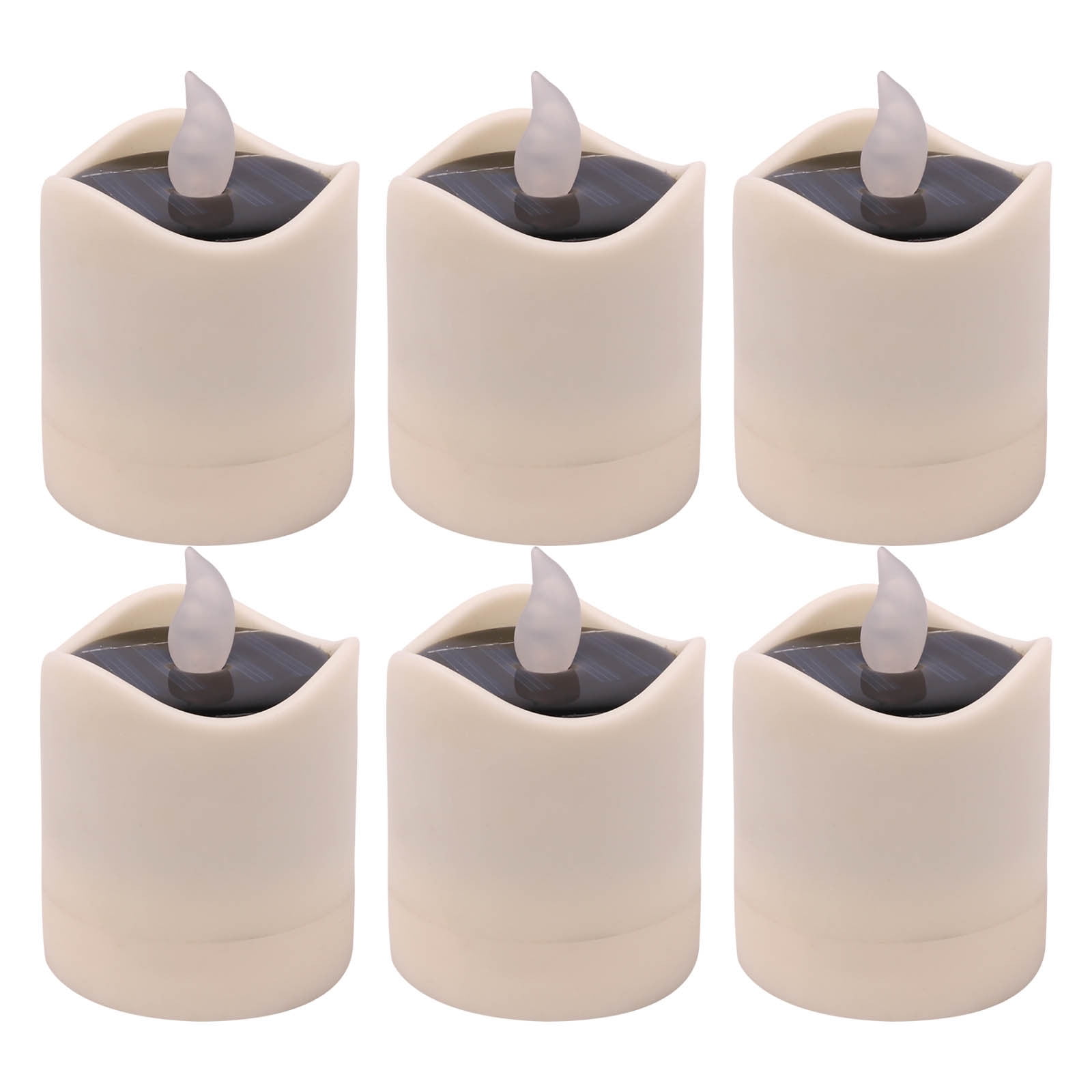 Wovilon Halloween Solar Candles Outdoor Waterproof Dusk To Dawn Led Tea