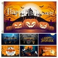 thumbnail image 1 of Wovilon Halloween Tree Halloween Decoration Banner Party Background Halloween Background, 1 of 4