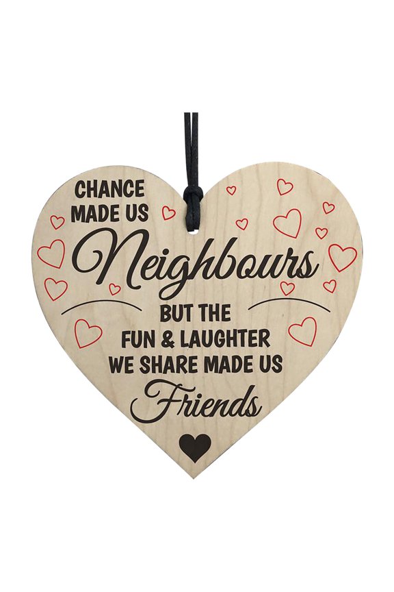 Handmade Wooden Commemorative Love Wooden Sign Pendant