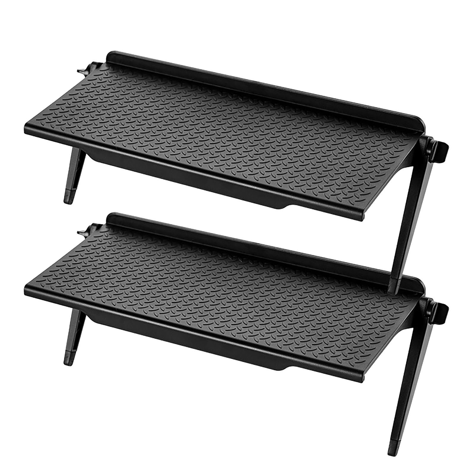 Wovilon Hangers Punch-Free Computer Monitor Rack Plastic Tv Set-Top Box ...
