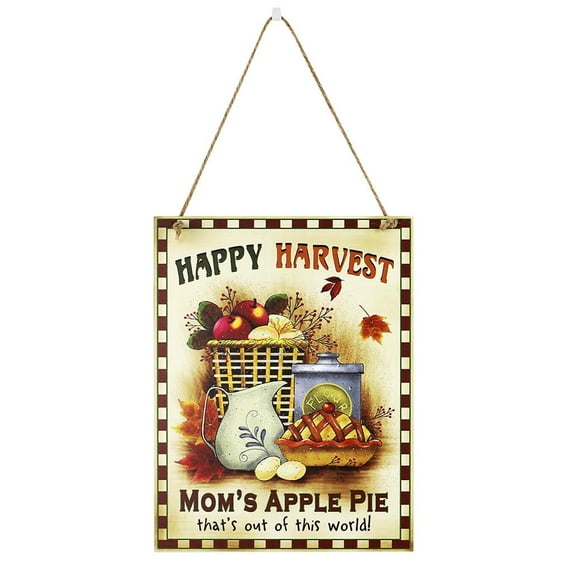 Wovilon Hanging Ornaments Fall Ornament Welcome Sign Decorative Vintage Wall Hanging Home Garden