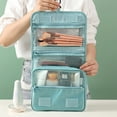 thumbnail image 1 of Wovilon Hanging Toiletry Bag - Large Cosmetic Makeup Travel Organizer For Men & Women With Sturdy Hook, 1 of 7
