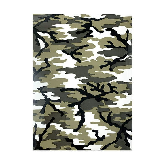 Wovilon Heat Transfer Paper Camouflage Heat Transfer Film Heat Transfer Vinyl Clothing Diy Printing