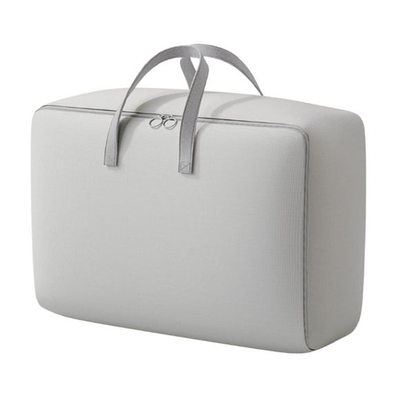 Wovilon Heavy Duty Storage With Reinforced Handles Extra Large Storage Bags For Clothes Tote Bag Thickened Double Zipper For Space Saving Travel