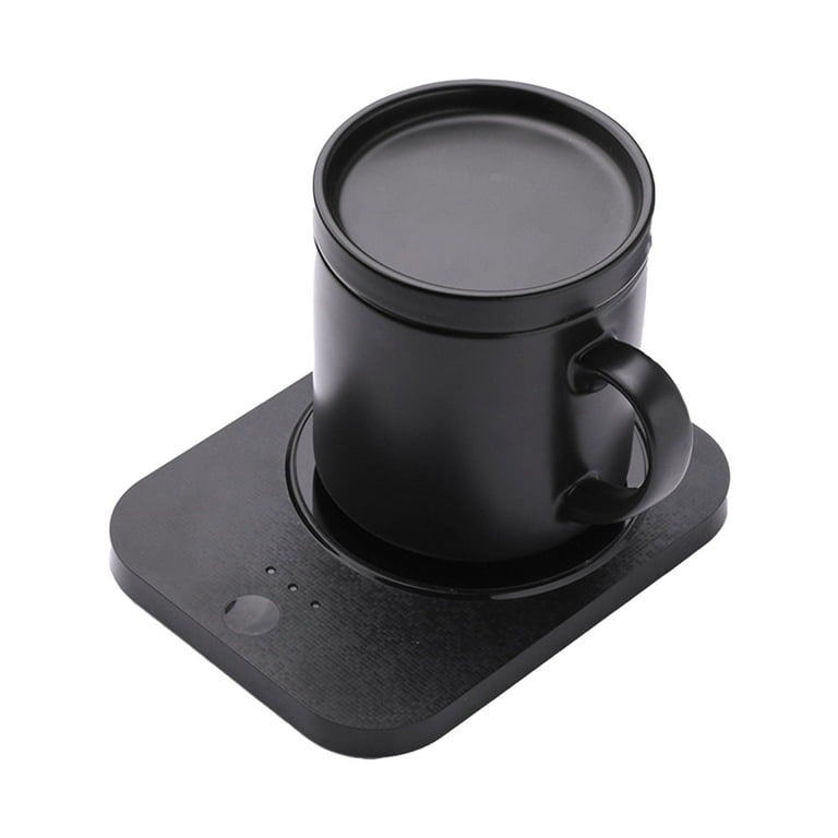 Wovilon Home Appliances Coffee Mug Warmer Mug Set,Self Heating Mug With  Wireless Smart Charging,Mug With Lid 12Oz,Perfect For Desktop Home  Office,Gift