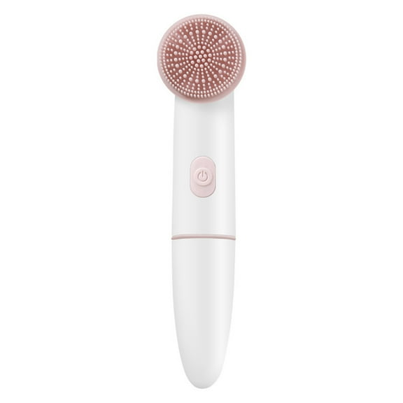 Wovilon Home Appliances Two In One Vibrating Facial Cleansing Brush, Ipx7 Waterproof With 2 Brush Heads,Face Brush Use For Exfoliating, Massaging And Deep Cleansing