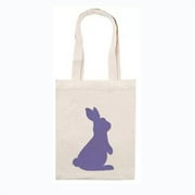 Wovilon Home Decor Easter Basket Holiday Rabbit Bunny Printed Canvas Gift Carry Eggs Candy Bag