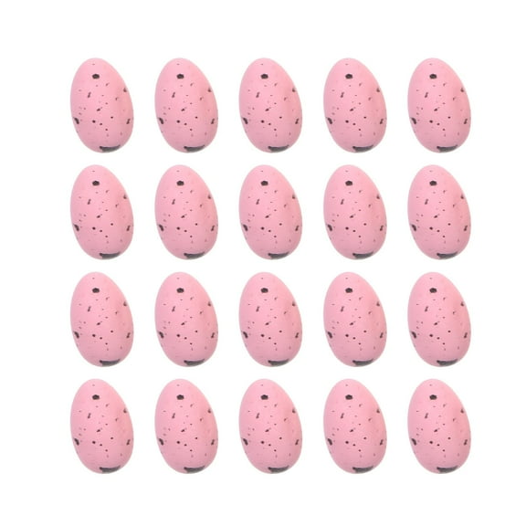 Wovilon Home Decor for Living Room 20Pcs Simulation Colorful Plastic Easter-Eggs Bright Plasticeggs Decorations Diy