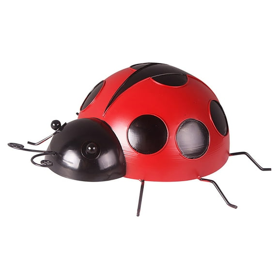 Wovilon Home Decor for Living Room Metal Garden Wall Art Decorative Cute Ladybugs Outdoor Wall Sculptures