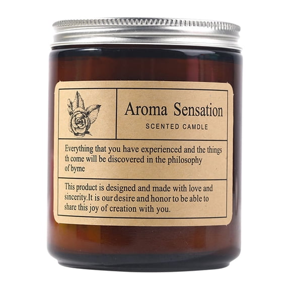 Wovilon Home Decor for Living Room Scented Candle Creative Handmade Gift Handmade Soy Wax Essential Oil Romantic Scented Candle Ornament