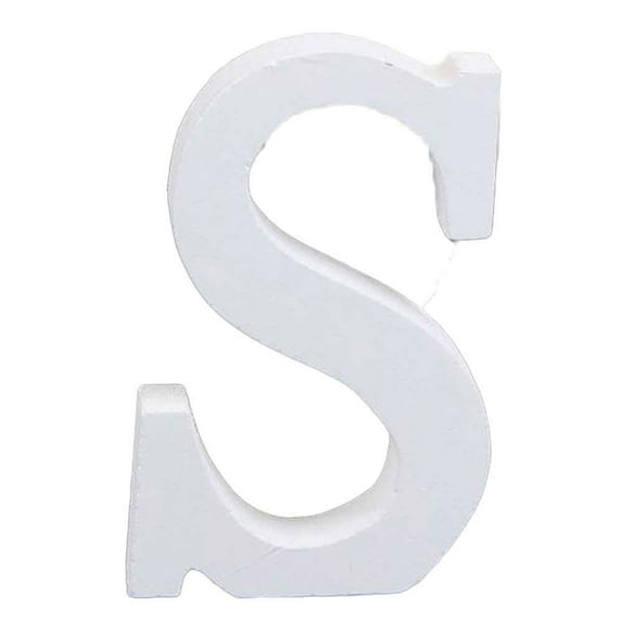 Wovilon Home Decor for Living Room Wood Wooden Letters White Alphabet Wedding Birthday Party Home Decorations
