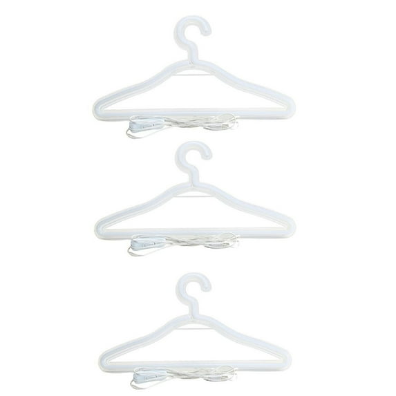 Wovilon Hooks Hangers Holders Led Neon Light Usb Powered Clothes Hanger For Home Bedroom Wall Decor Lights