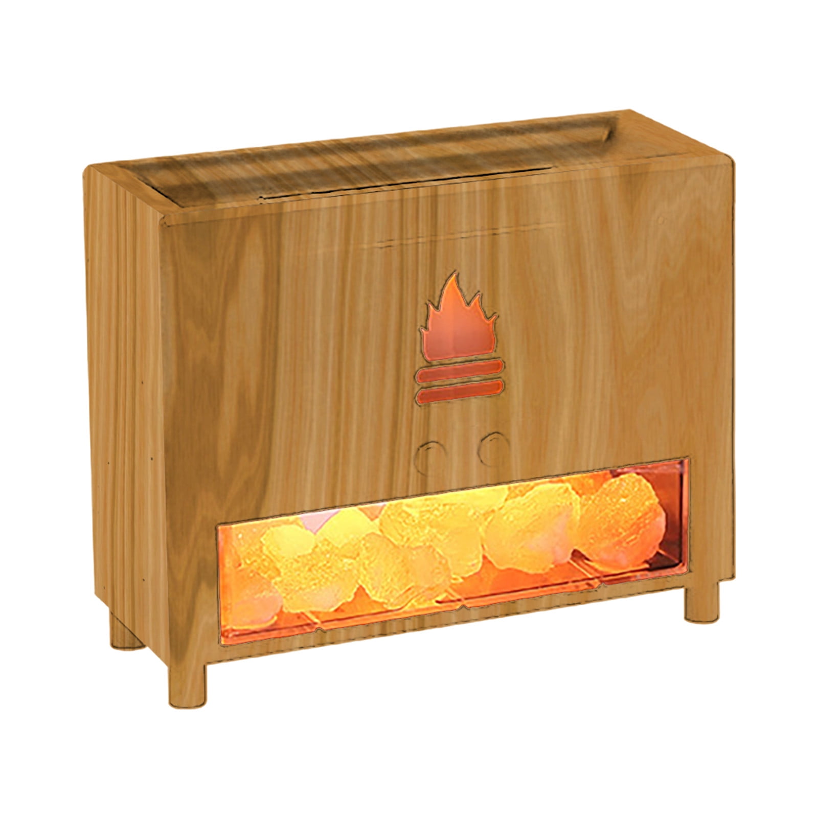 Wovilon Humidifiers For Bedroom Fireplace Simulation Flame Oil Diffuser