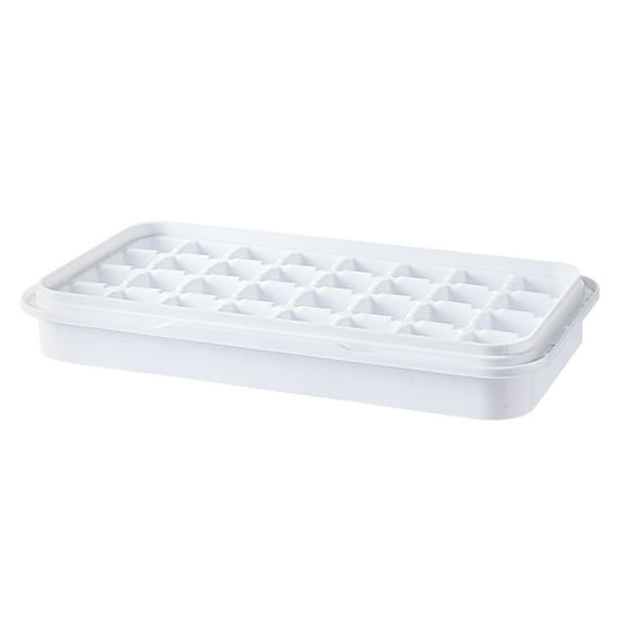 Wovilon Ice Cubes Tray Ice Lattice Flip-Top Water-Filled Ice-Making Ice Storage Box Multi-Functional Storage Ice Tray For Kitchen Wholesale Hot Selling
