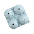 thumbnail image 1 of Wovilon Ice Cube Tray Ice Lattice Ice Ball Silicone Mold 4-Hole Ice Tray Anti-Leakage Ice Making Mould For Kitchen Wholesale Hot Selling, 1 of 9