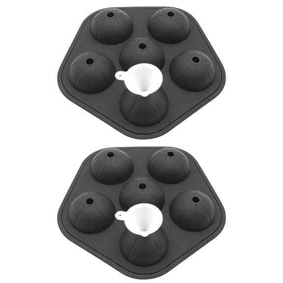 Wovilon Ice Cubes Tray Ice Lattice Ice Mold Tray Silicone Basketball-Shaped Cake Ice Cream Maker Kitchen Tool For Kitchen Wholesale Hot Selling