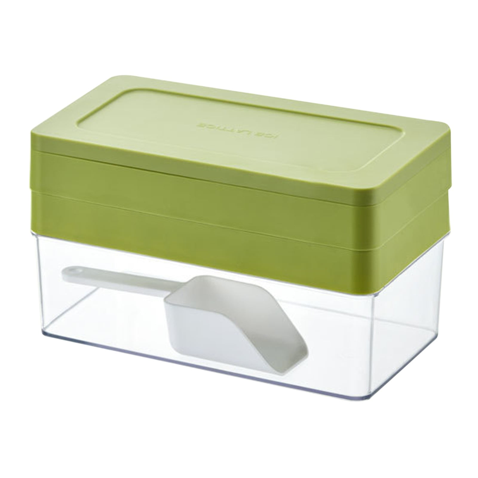 Wovilon Ice Cubes Tray with Lid And Spoon 2023 New Ice Cubes Maker, Ice Cubes Molds Ice Box Household Refrigerator Easy-Release Ice Lattice with Cover Ice Lattice