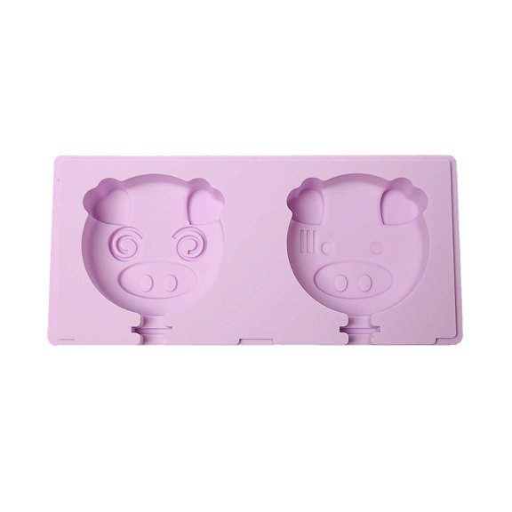 Wovilon Ice Cubes Tray Silicone Molds Cake Mold Diy Silicone Ice Cream Mold With Lid Ice Tray Cartoon Silicone 2 With Cute Pig Baking Mold