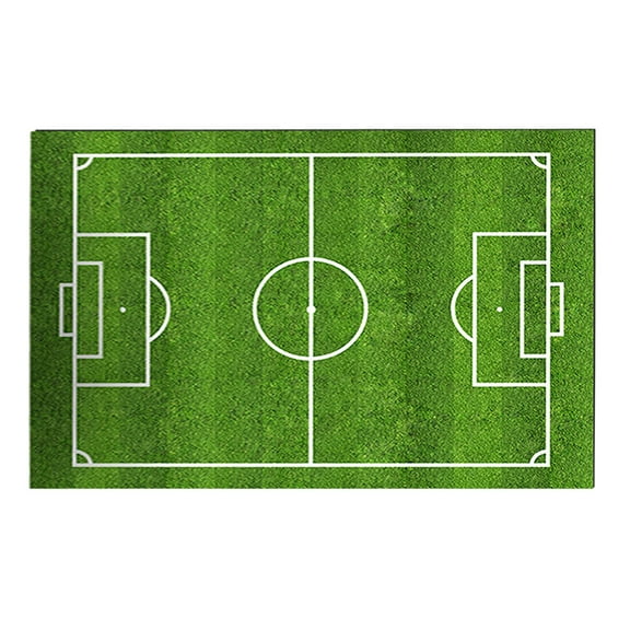 Wovilon Indoor Football Field Game Rug, Living Room Coffee Table Mat, Bedroom Bedside Rug, Bedroom Decoration Rug, Kitchen Mat, Home Decoration, Entrance Door Mat