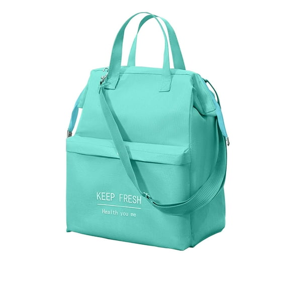Wovilon Insulated Lunch Bags With Shoulder Straps For Women/Men - Resuable Leakproof Lunch Box, Cooler Tote Bag For Work School Picnic Beach