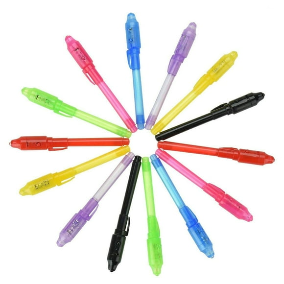 Wovilon Invisible Ink Pen With Uv Black Light Secret Pens Magic Disappearing Ink Markers Classroom Supplies s Party Favors Easter Gift For