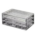 thumbnail image 1 of Wovilon Jewellery Storage Box Transparent Multi-layer Large Capacity Ring Earring Necklace Bracelet Home Drawer Jewellery Box, 1 of 6