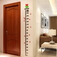 thumbnail image 1 of Wovilon Kid Room Deco Height Ruler Measure Chart Diy 3D Acrylic Crystal Wall Stickers, 1 of 7