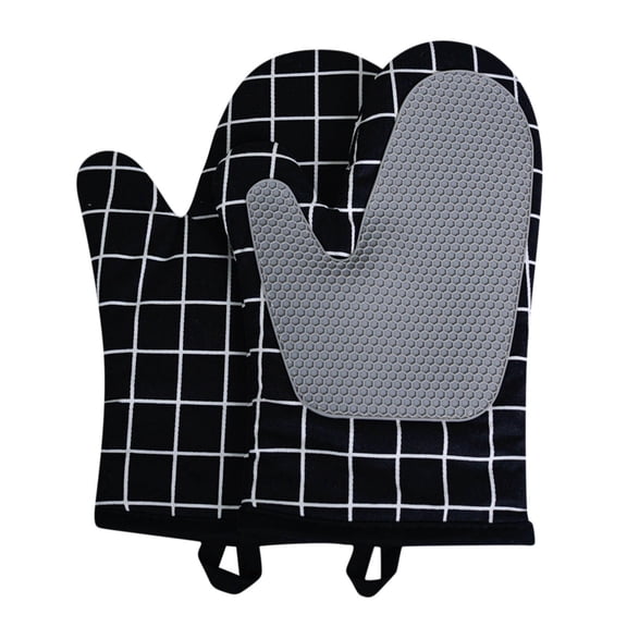 Wovilon Kitchen Cooking Microwave Oven Gloves Glove Pot Pad Heat Protection Microwave Oven Supplies